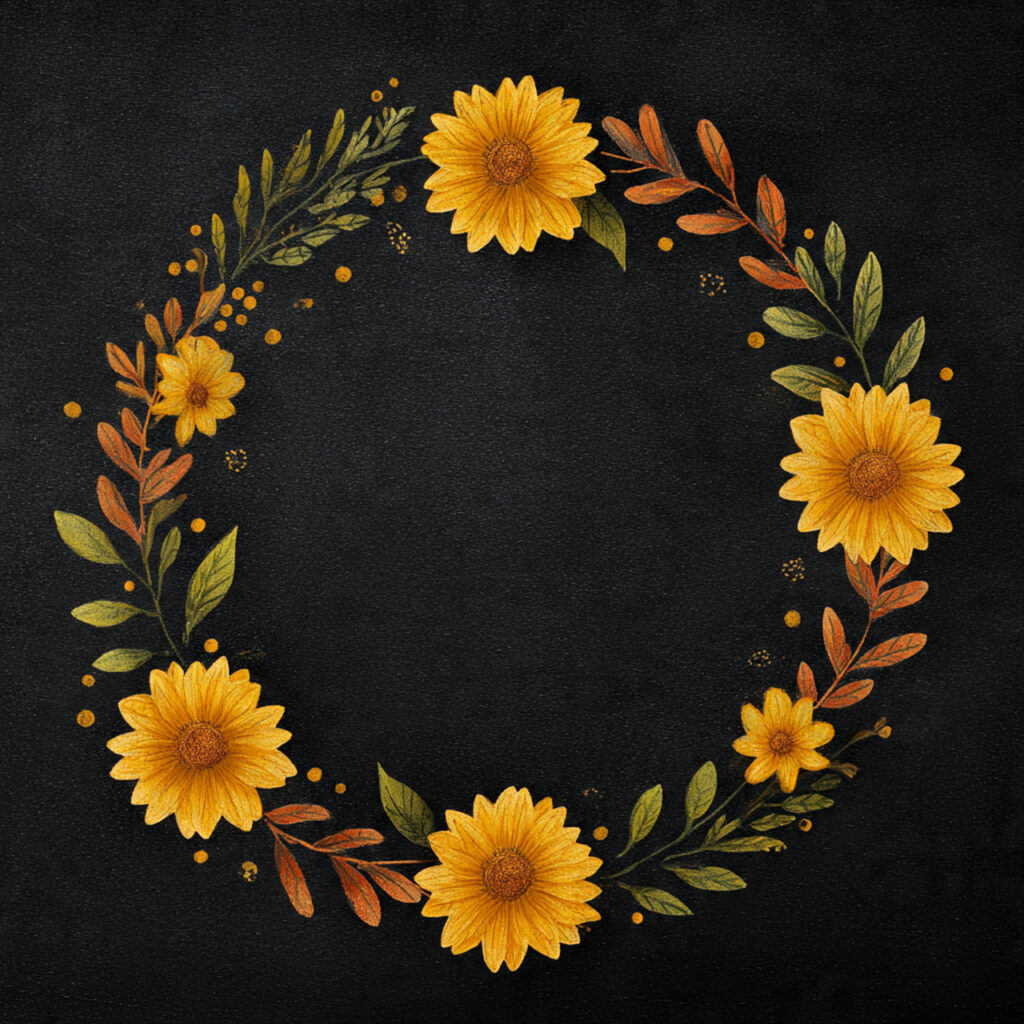 26 Summer Chalkboard Ideas That Add a Fun, Creative Touch to Your Home Try These Cute Designs Today 13 A Sunflower Wreath Frame