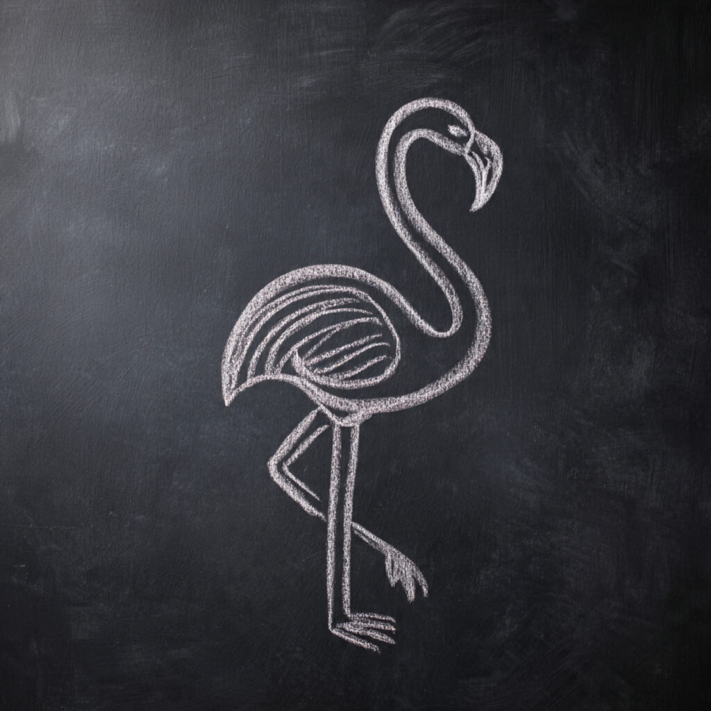 26 Summer Chalkboard Ideas That Add a Fun, Creative Touch to Your Home Try These Cute Designs Today 14 A Flamingo Design