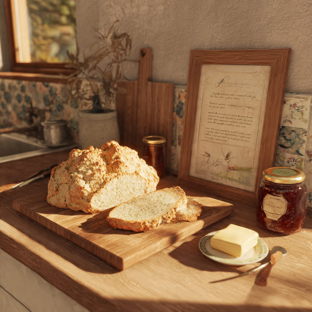 Irish Soda Bread Display and Recipe Board