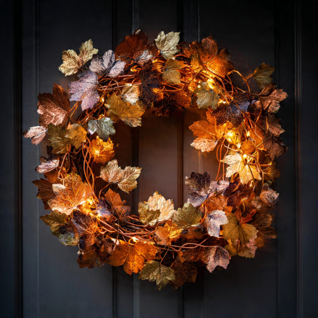 Grapevine with Copper Accents