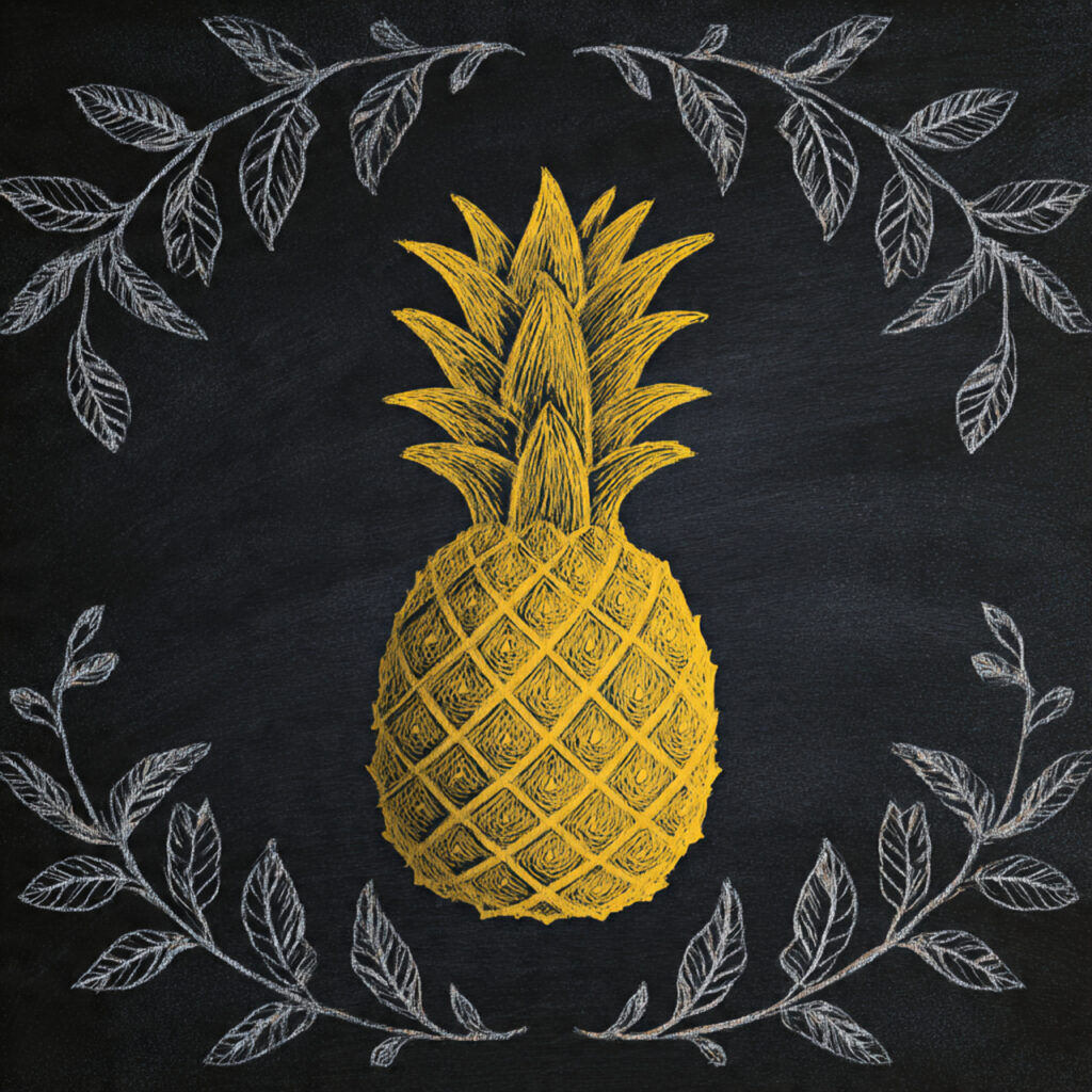26 Summer Chalkboard Ideas That Add a Fun, Creative Touch to Your Home Try These Cute Designs Today 15 A Pineapple Illustration