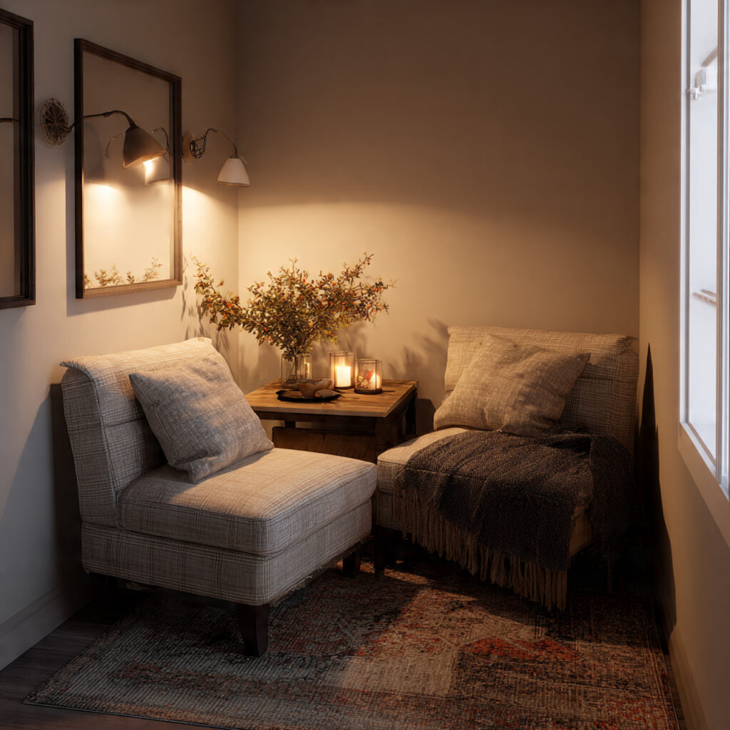 A Dedicated Couple's Zone Beyond the Bed