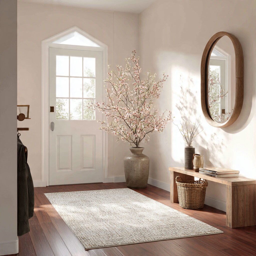 An Entryway Spring Welcome