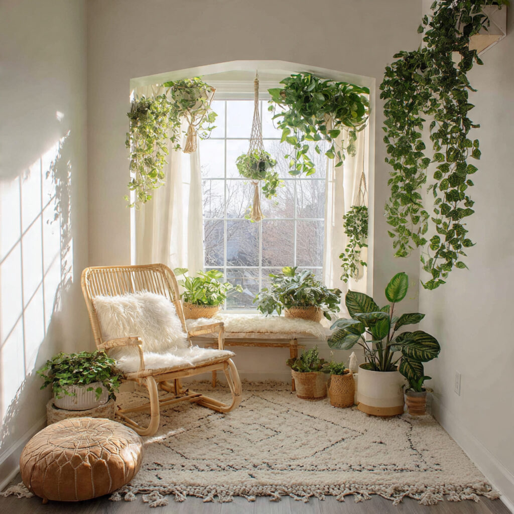 Create a Hanging Plant Corner