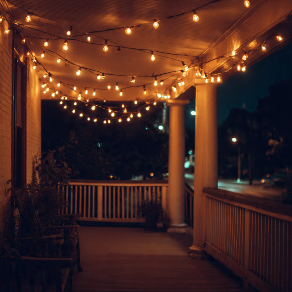 String Lights Overhead