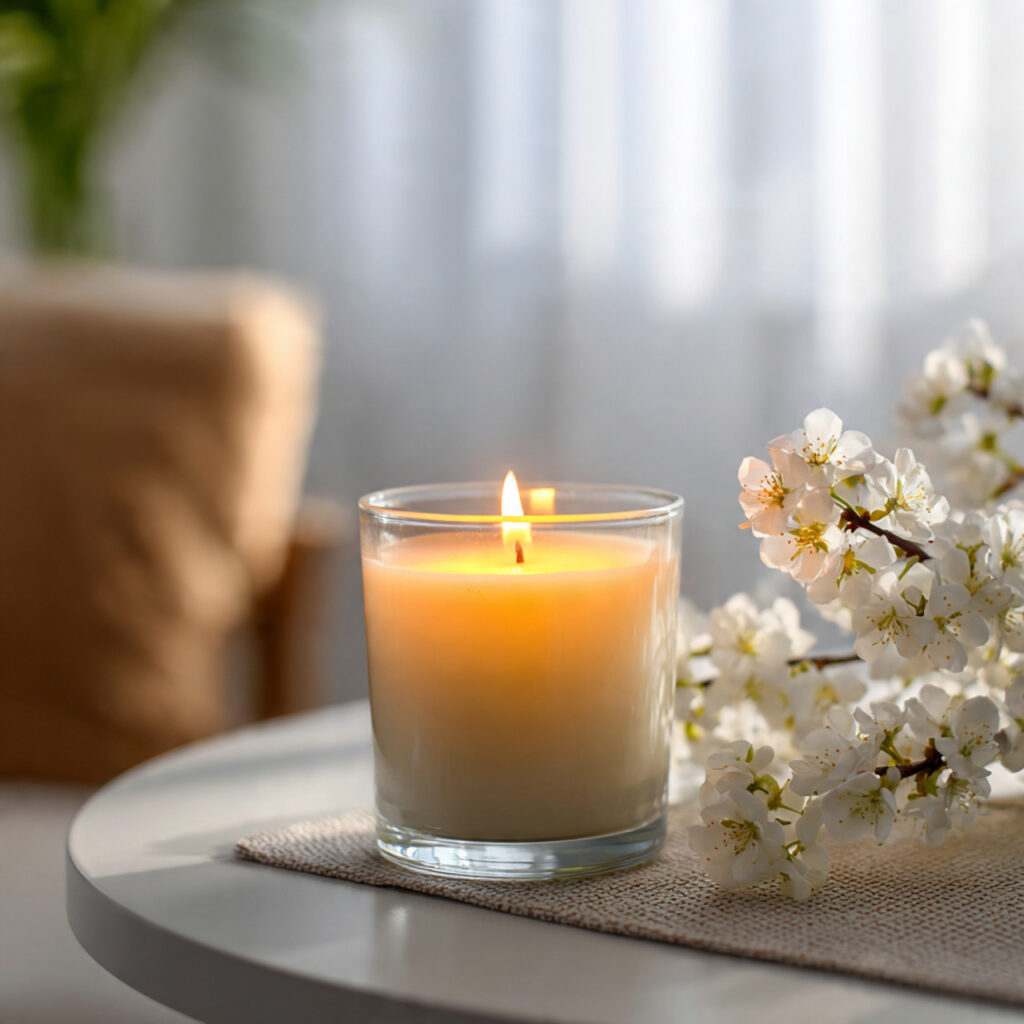 Spring-Scented Candles Throughout the Home