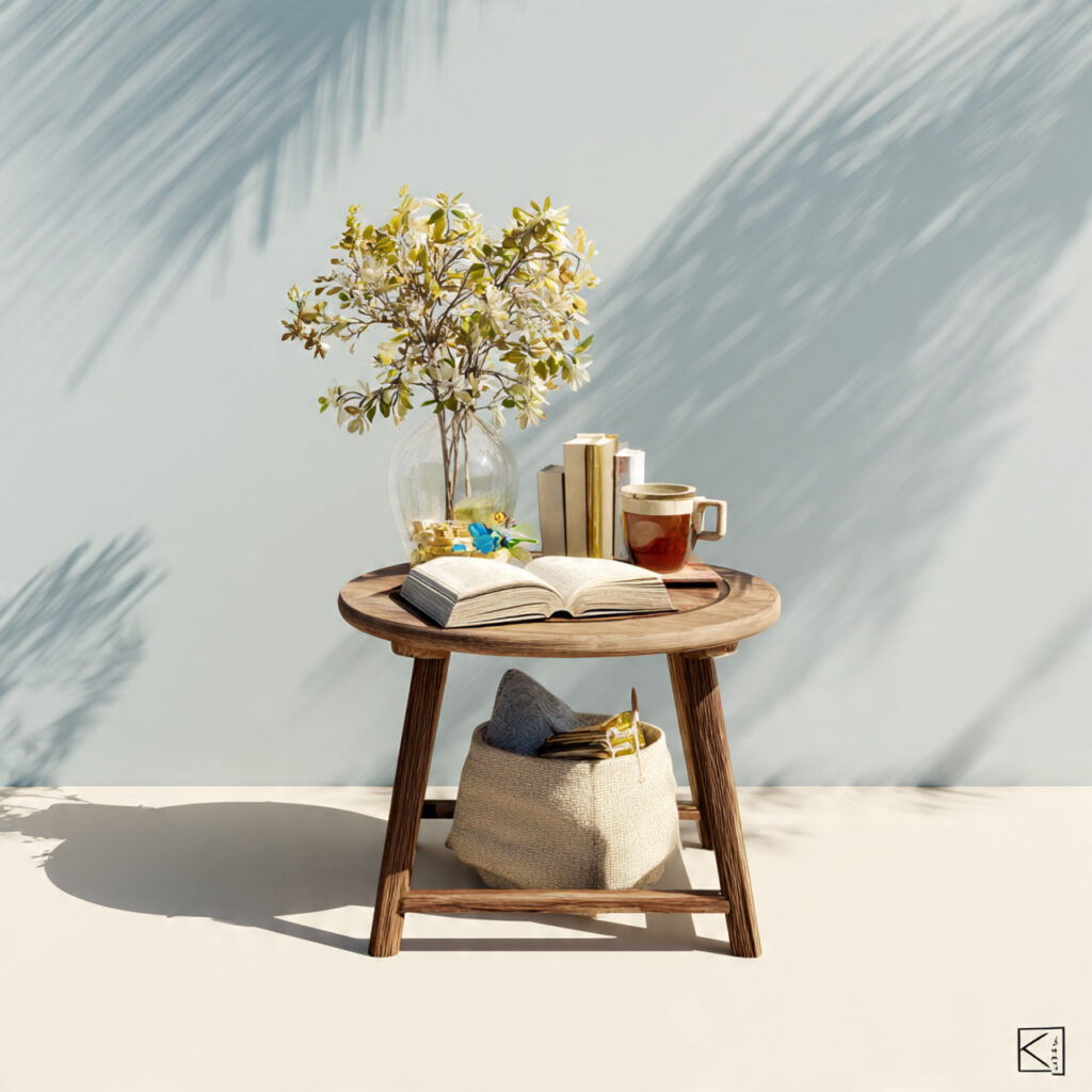 A Side Table for Porch Essentials