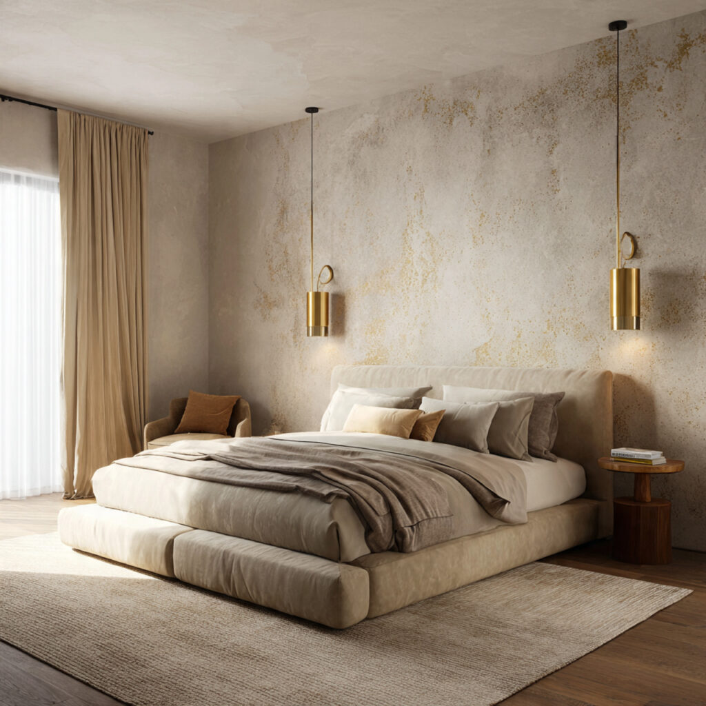 27 Modern Bedroom Ideas That Create a Sleek, Elegant, and Pinterest-Perfect Space Instantly 20 Incorporate Warm Brass Accents as a Metal Finish