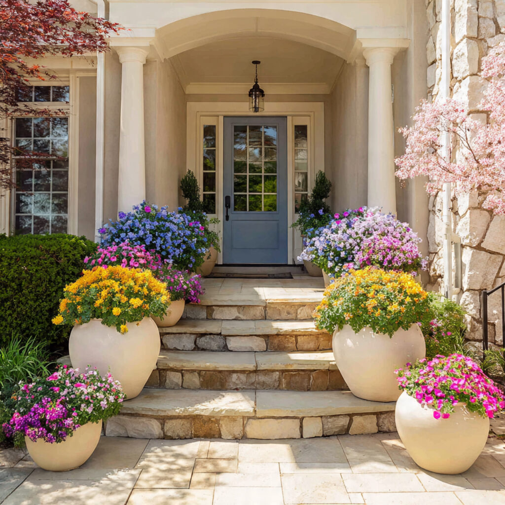 Window Boxes or Outdoor Planters at Entrances