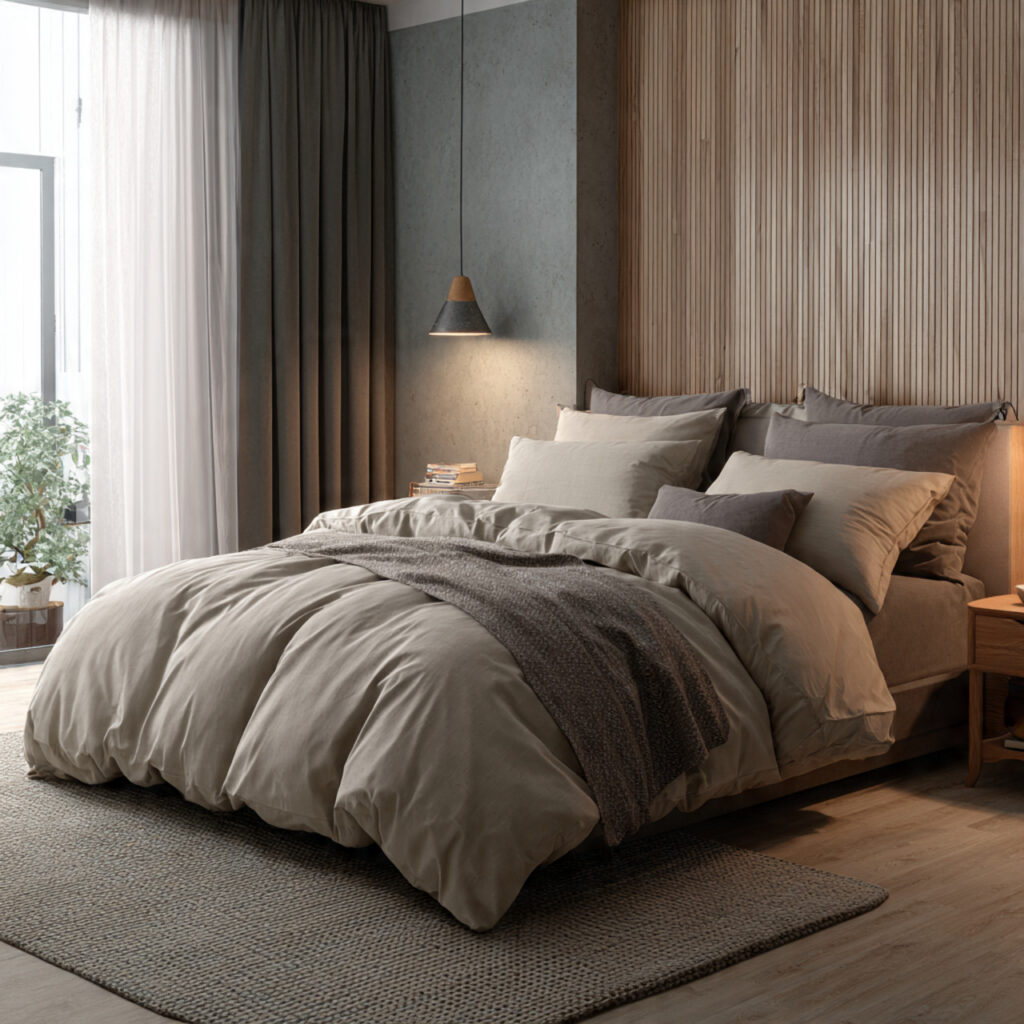 Layered Bedding That Works for Two Different Temperature Preferences