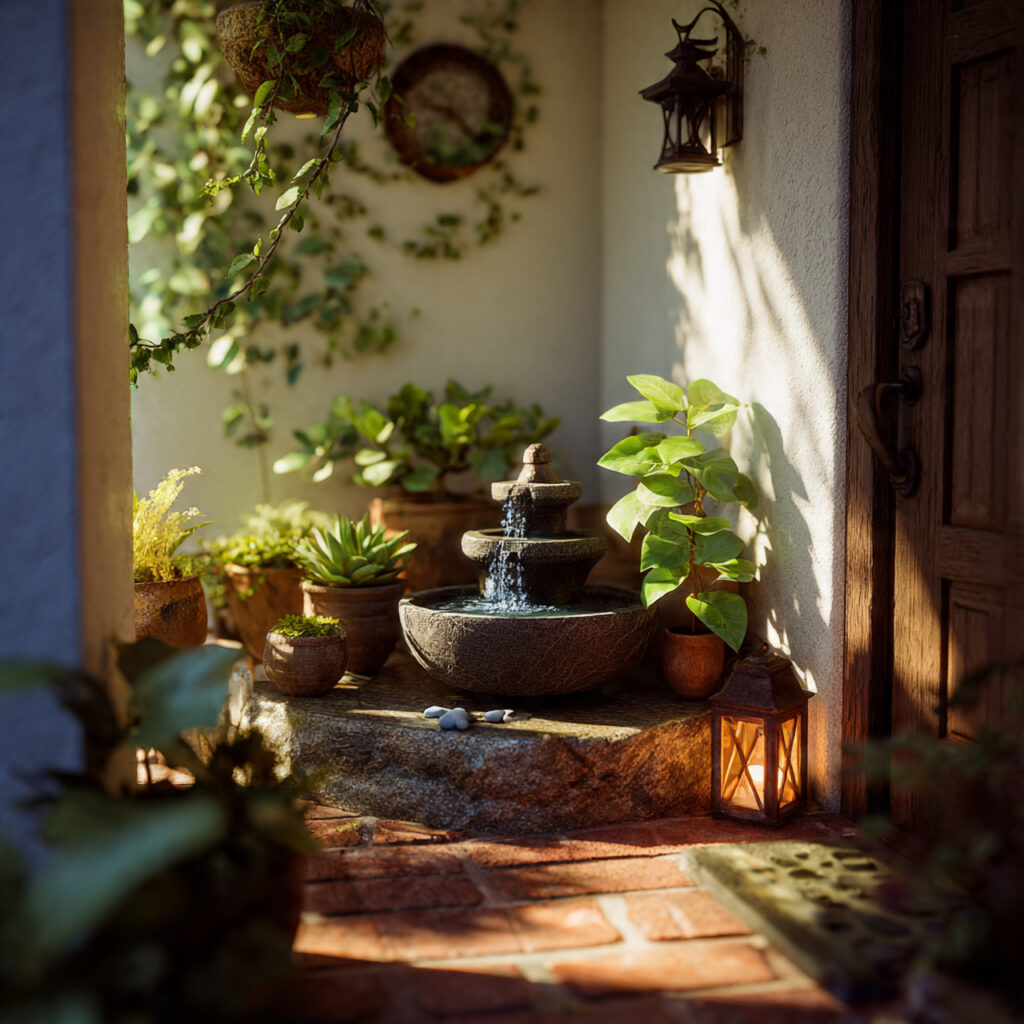 A Small Water Feature or Fountain