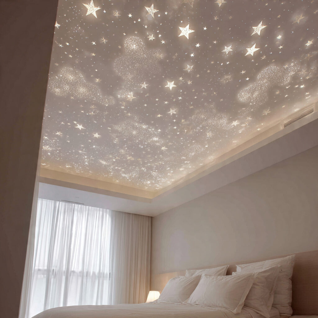 Personalize the Ceiling With Stars or Cloud Decals