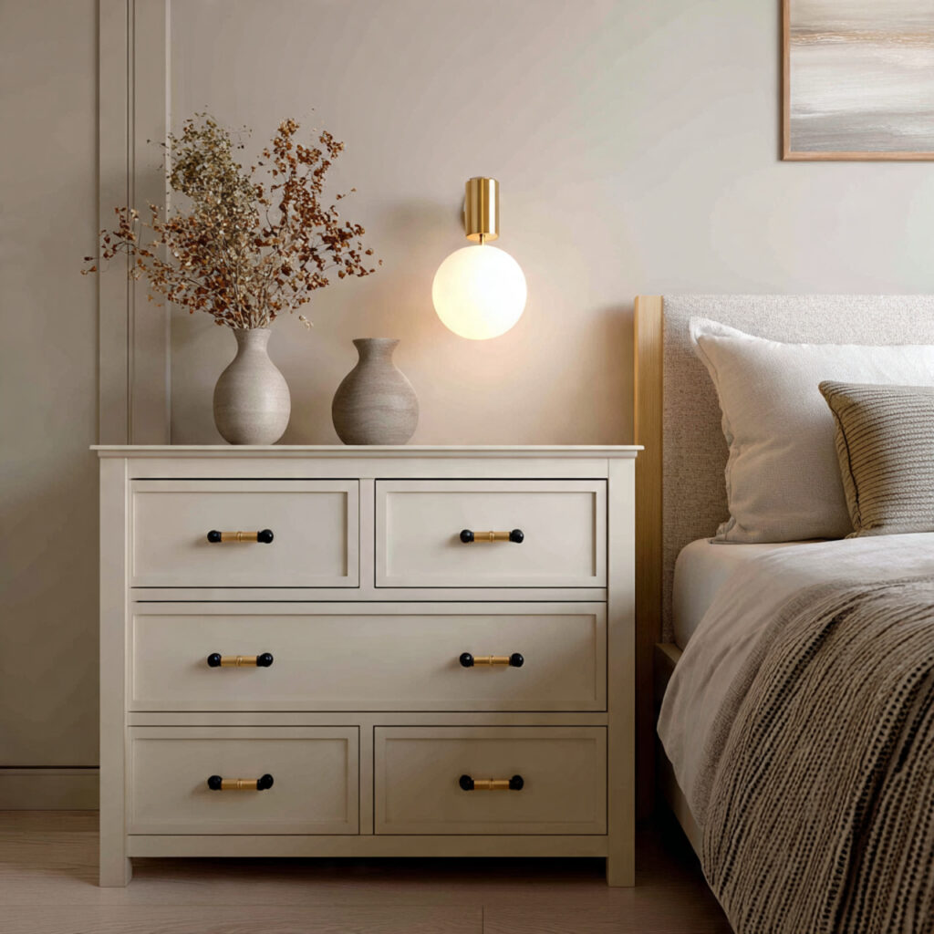 Matching Hardware on All Furniture