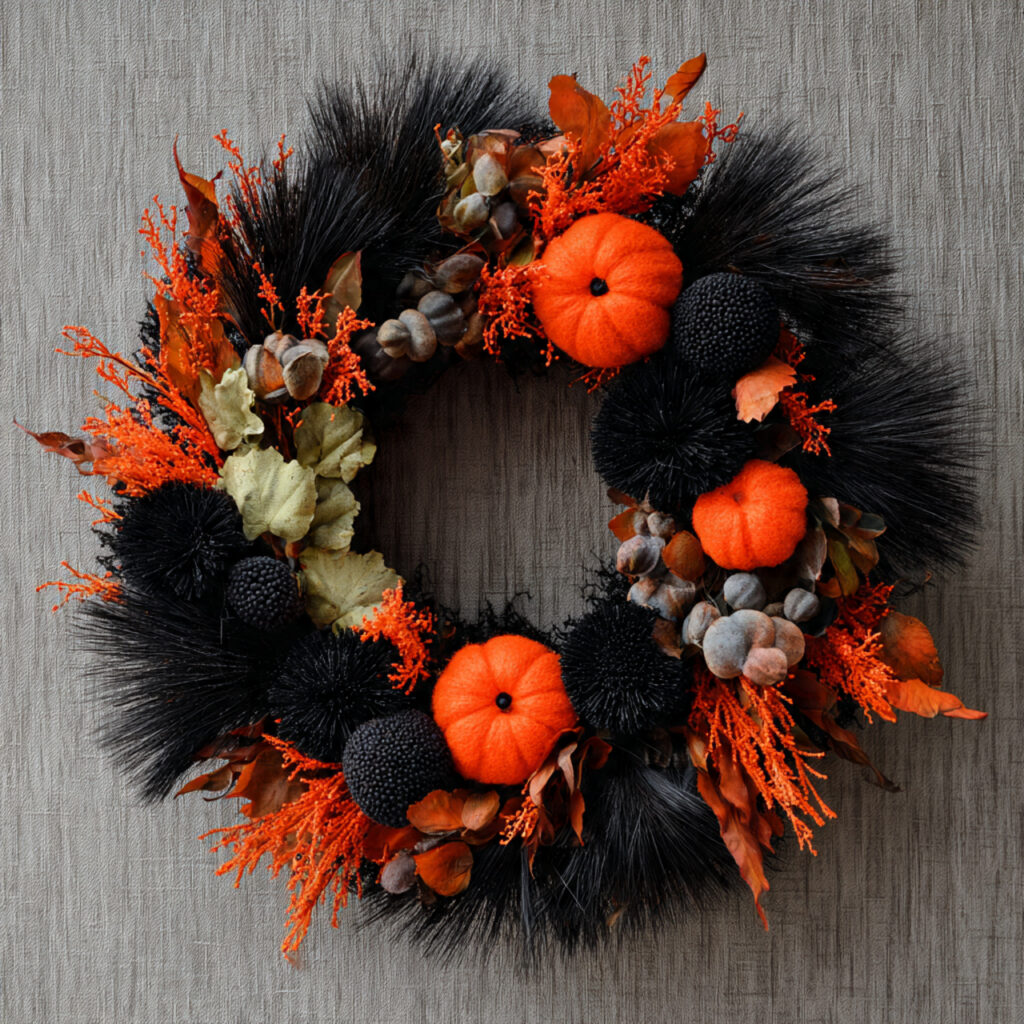 Black and Orange Traditional