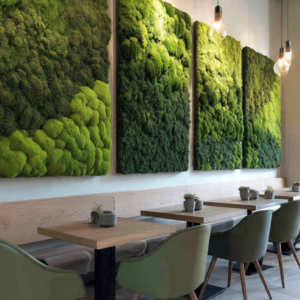 26 Green Bedroom Ideas That Bring Nature, Calm, and Fresh Energy Into Your Bedroom Try This Look 27 Install a Living Moss Wall Panel as a Feature