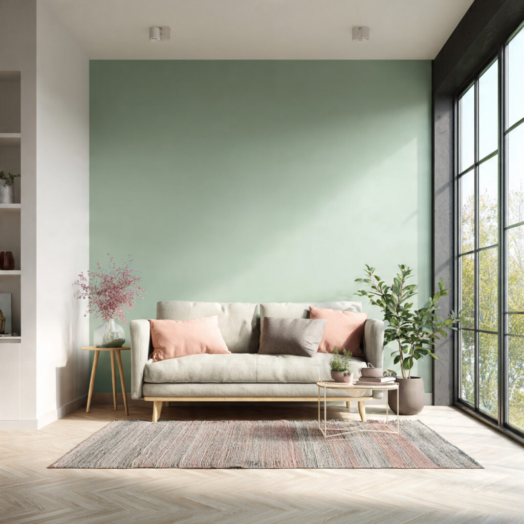 A Spring Palette Accent Wall