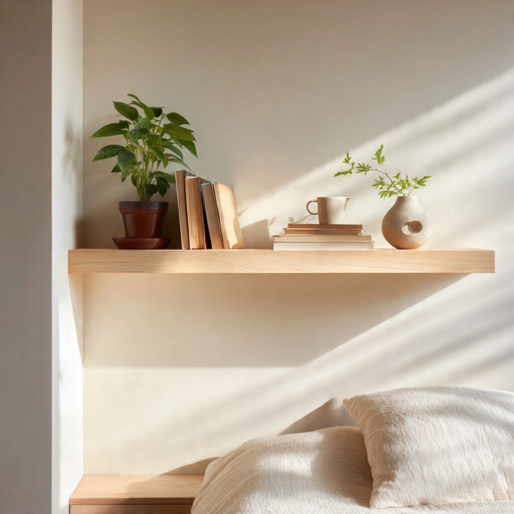 A Minimalist Shelf Display