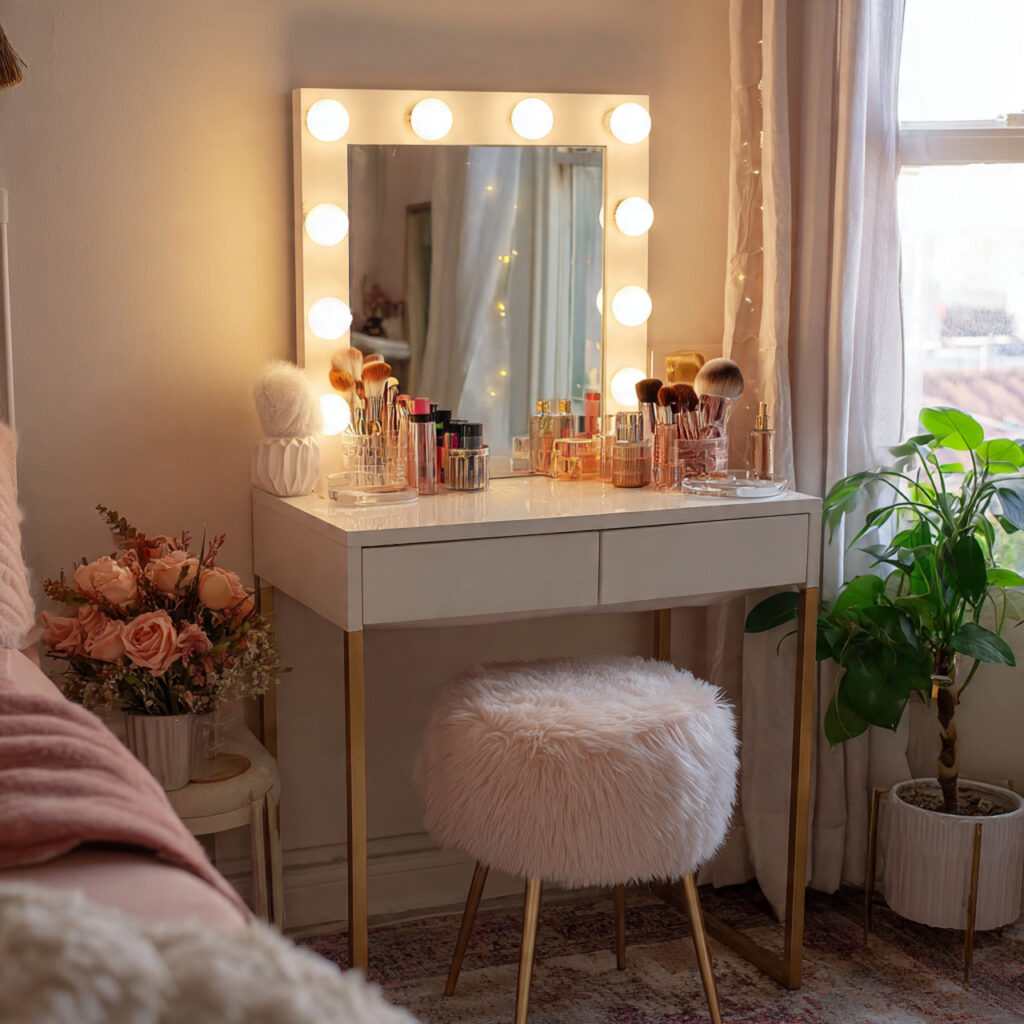 Style a Dedicated Vanity Corner