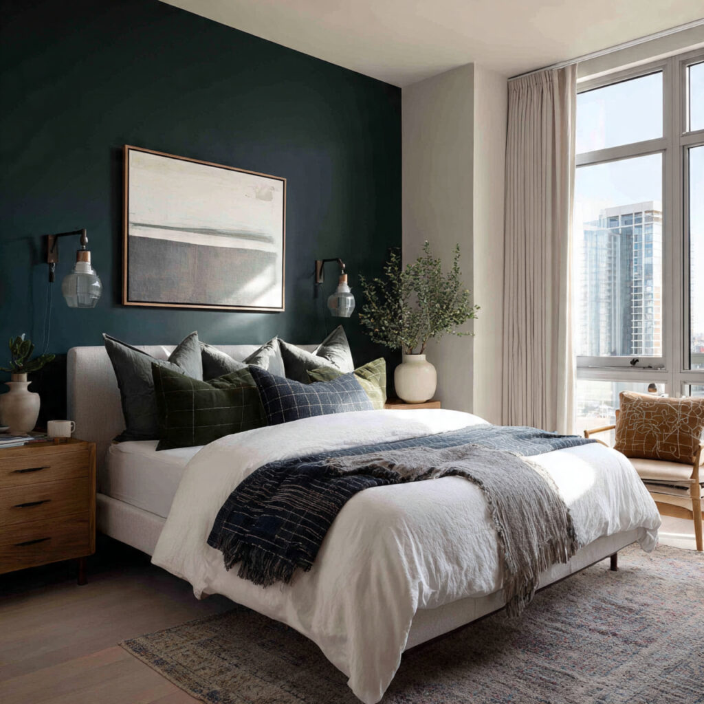 Paint One Wall in a Deep, Moody Color