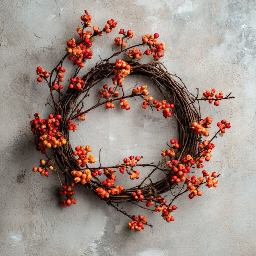 Berry and Twig Wreath