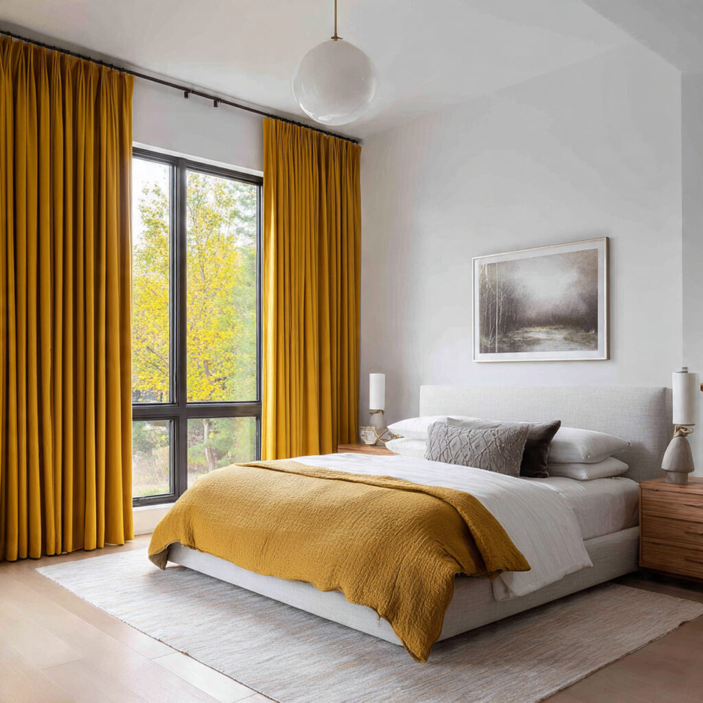 Hang Curtains High and Wide