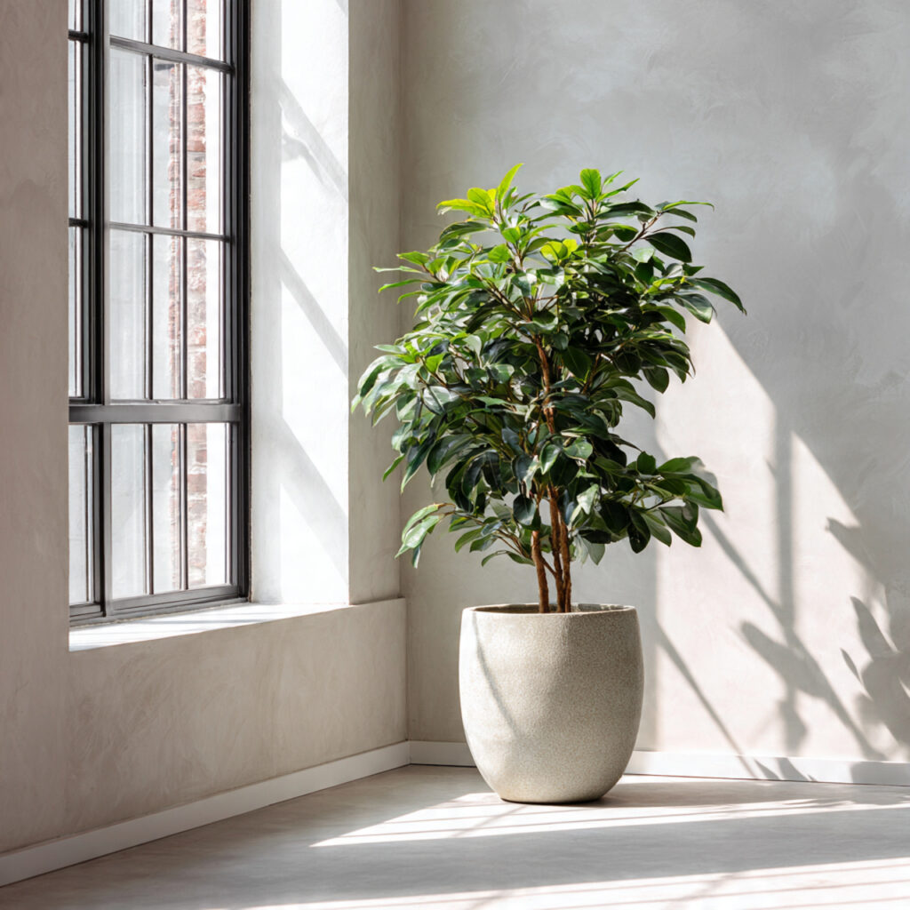 A Statement Indoor Plant in a Beautiful Pot