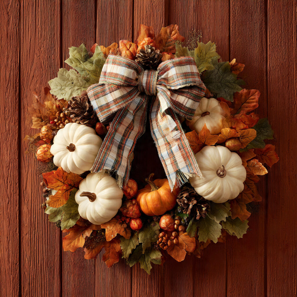 Plaid Bow Centerpiece