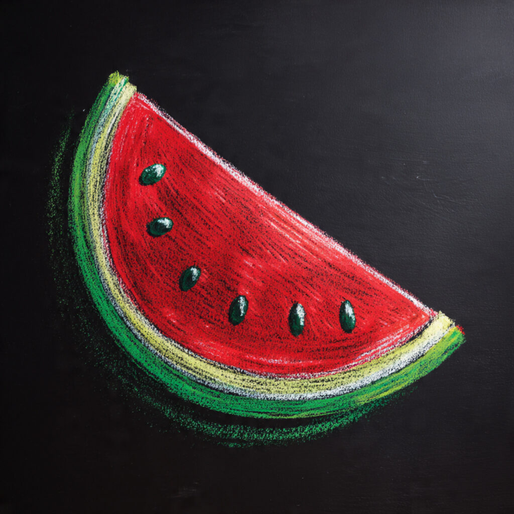 26 Summer Chalkboard Ideas That Add a Fun, Creative Touch to Your Home Try These Cute Designs Today 9 Watermelon Slice Art