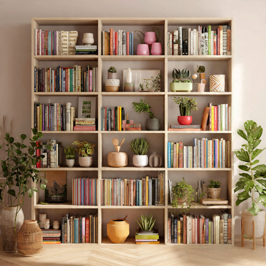 Create a Bookshelf Aesthetic Wall Display