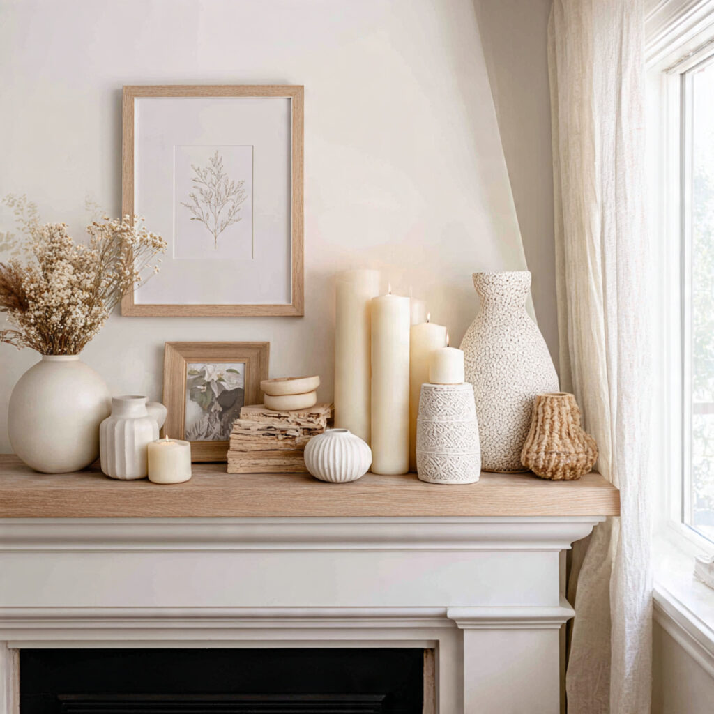 White and Natural Tones for a Clean Summer Aesthetic