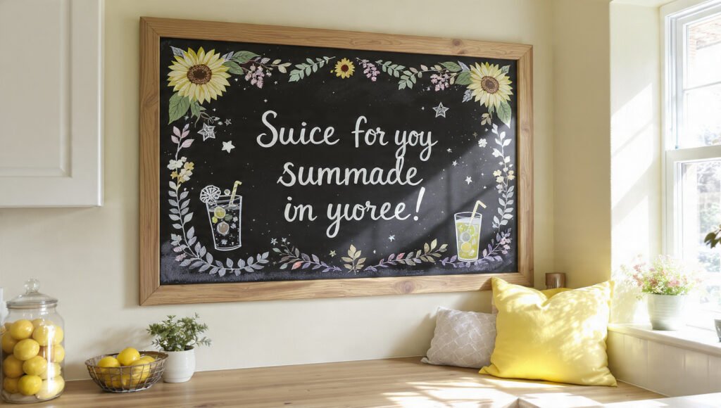 26 Summer Chalkboard Ideas For Fun And Creative Home Decor