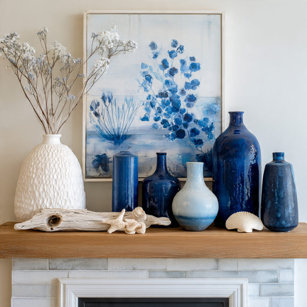 A Coastal Blue and White Theme