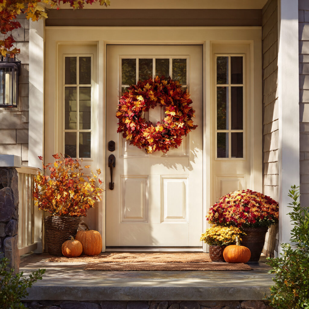 Classic Mixed Leaf Wreath