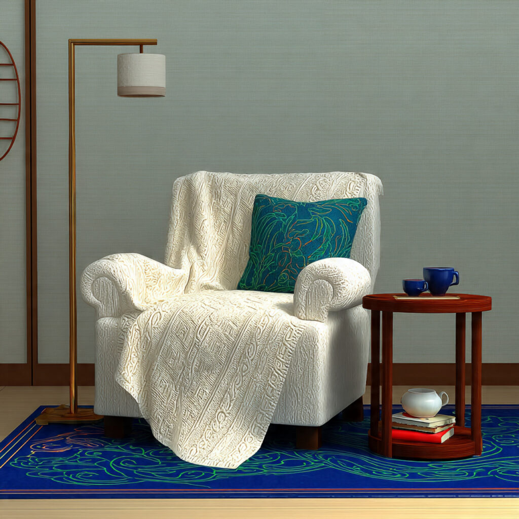 A Soft Throw in the Chair Always