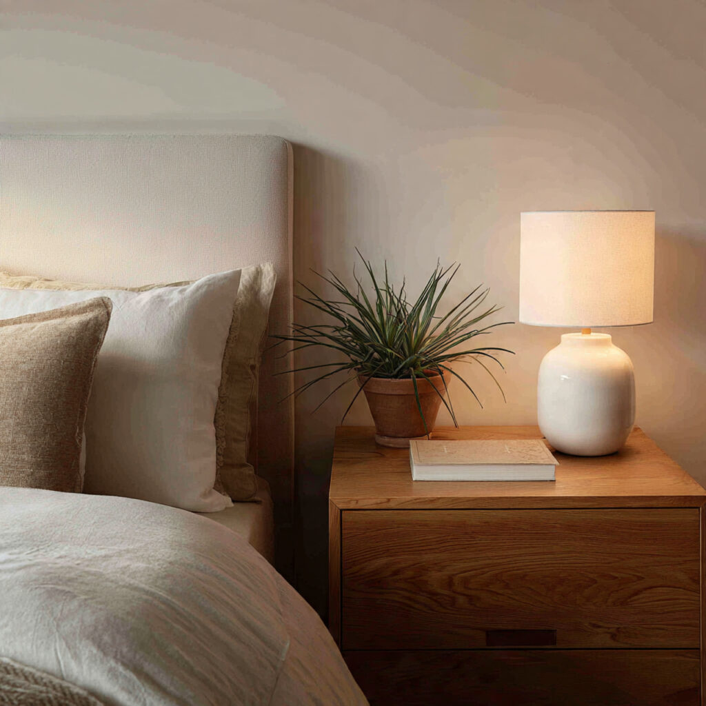 27 Modern Bedroom Ideas That Create a Sleek, Elegant, and Pinterest-Perfect Space Instantly 6 Keep Nightstands Minimal and Intentional