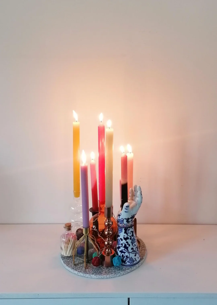 Soft Spring Candles in Beautiful Vessels