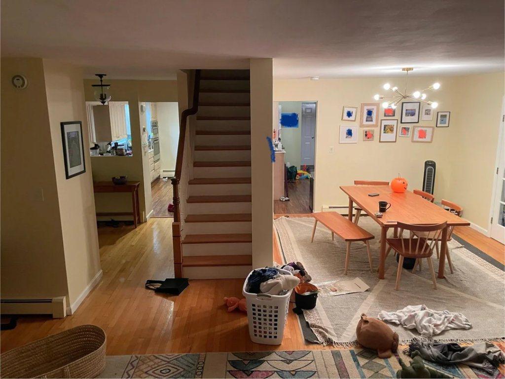 The Dining Room: Butter Yellow, Cream, and Natural