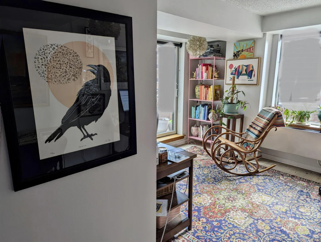 The Home Office: Dusty Lavender, Cream, and Sage