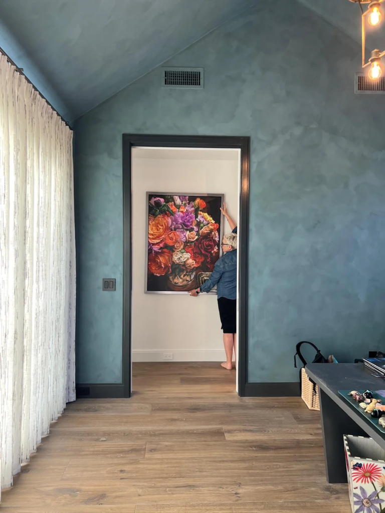 Limewash or Textured Paint Finishes