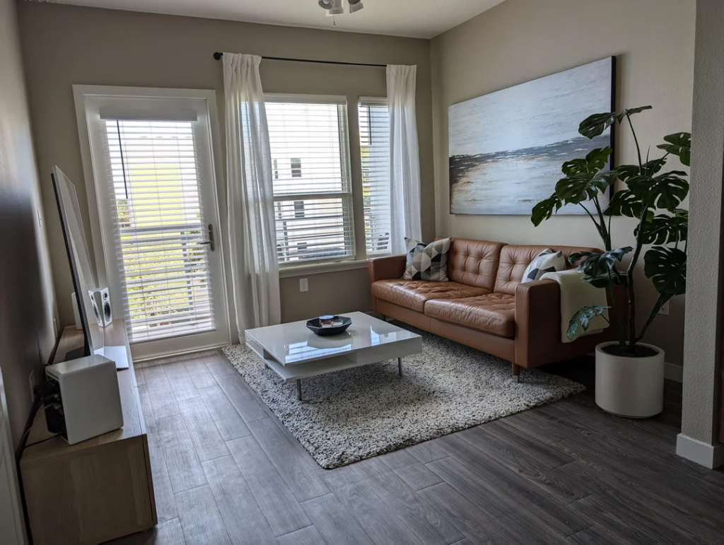 A Jute or Natural Fiber Table Runner