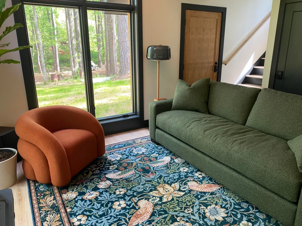 A Compact Armchair With a Small Footprint