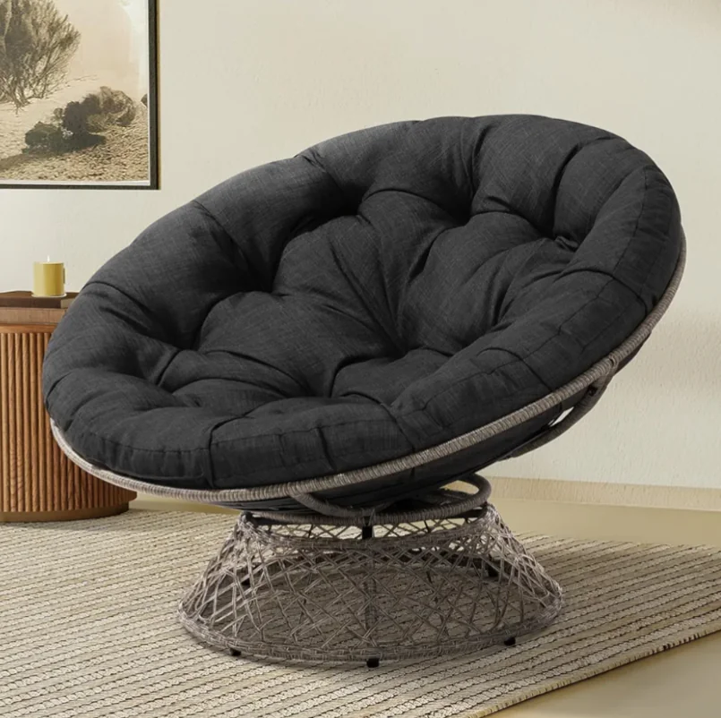 A Papasan or Egg Chair for Enclosed Comfort
