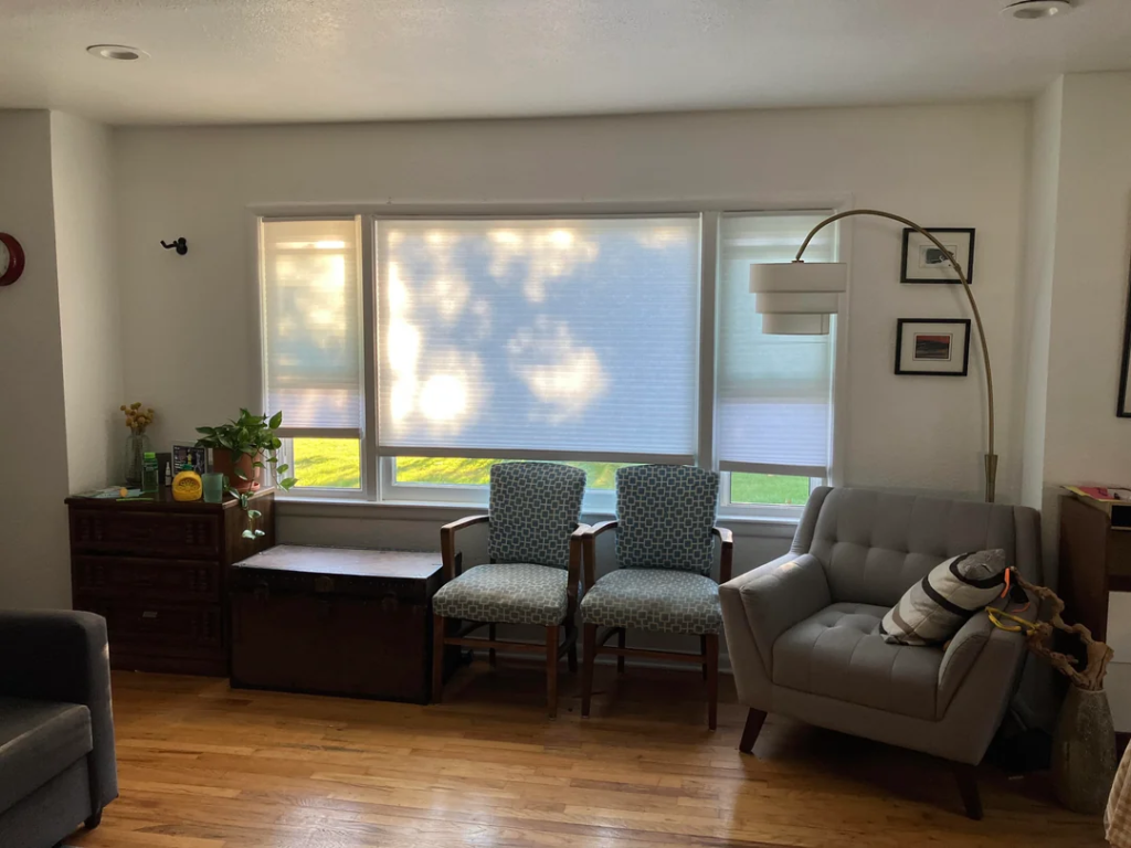 A Window-Flanking Shelf Pair