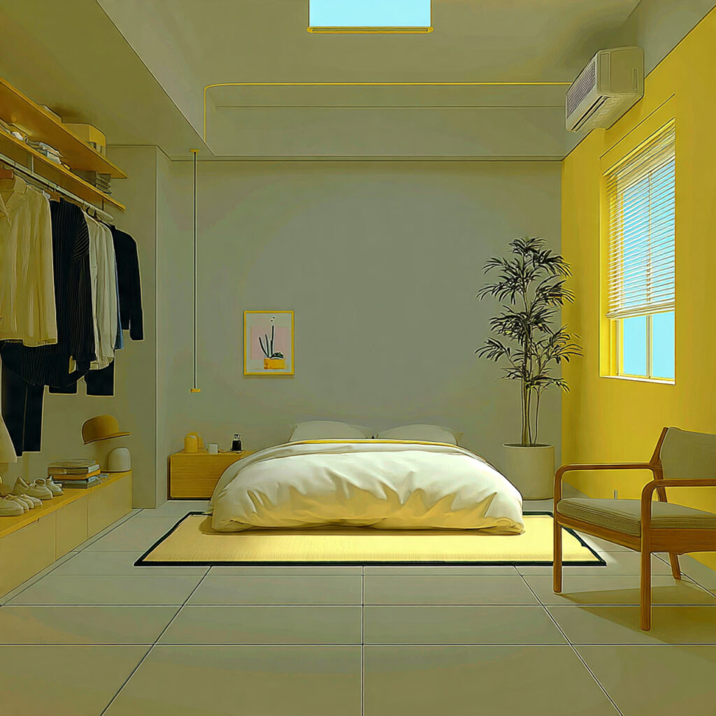 Bedroom Surfaces With Nothing on the Floor