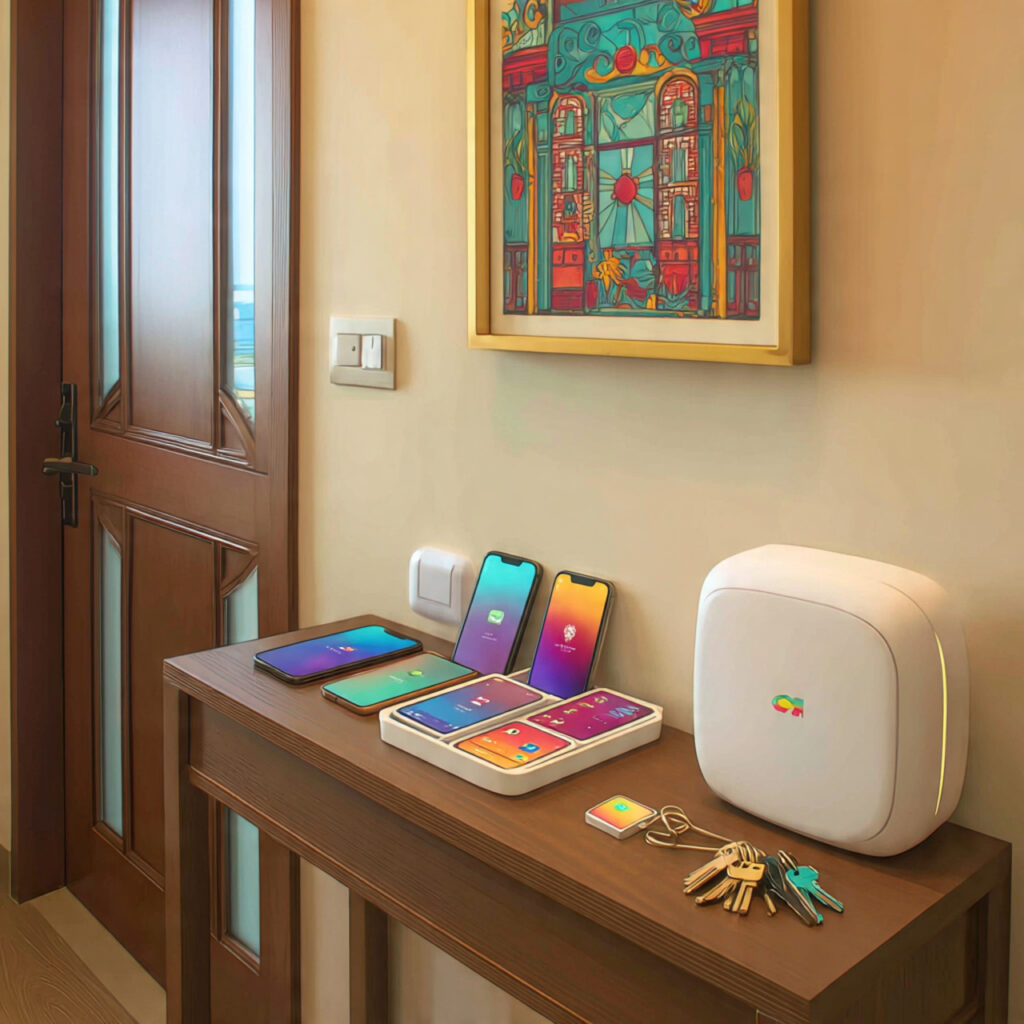 A Charging Station in the Entryway