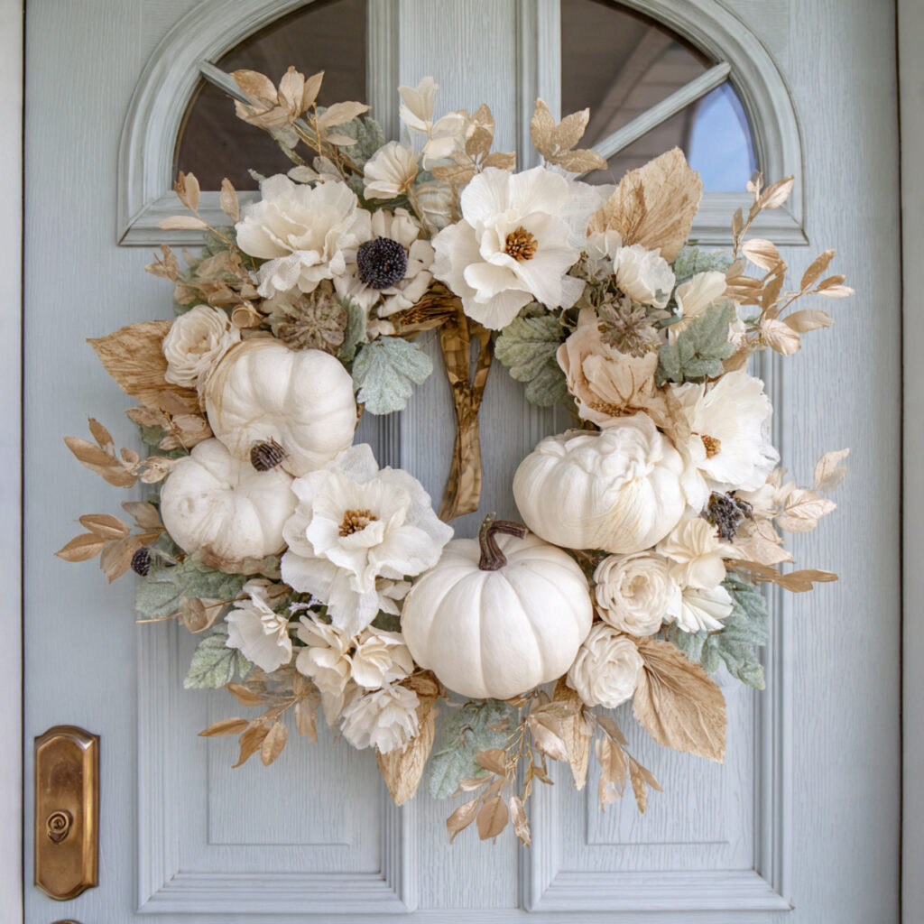 Monochromatic Cream and White