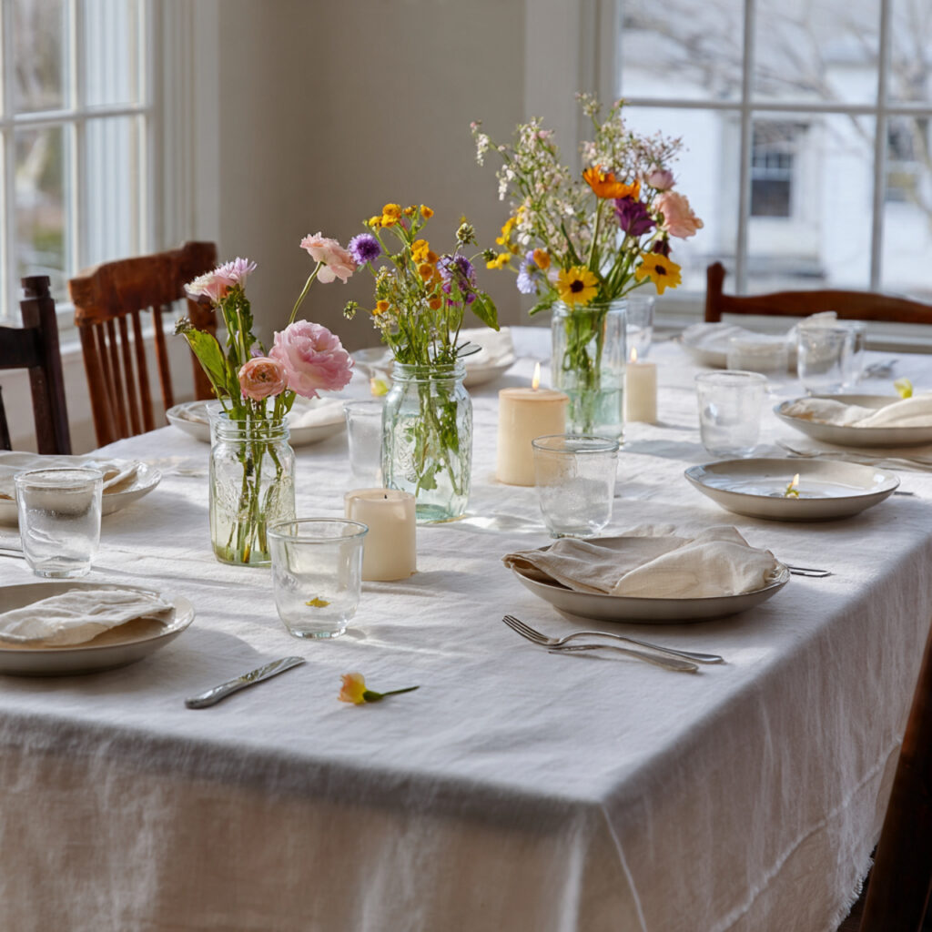 Full Simple April Table With Layered Budget Styling