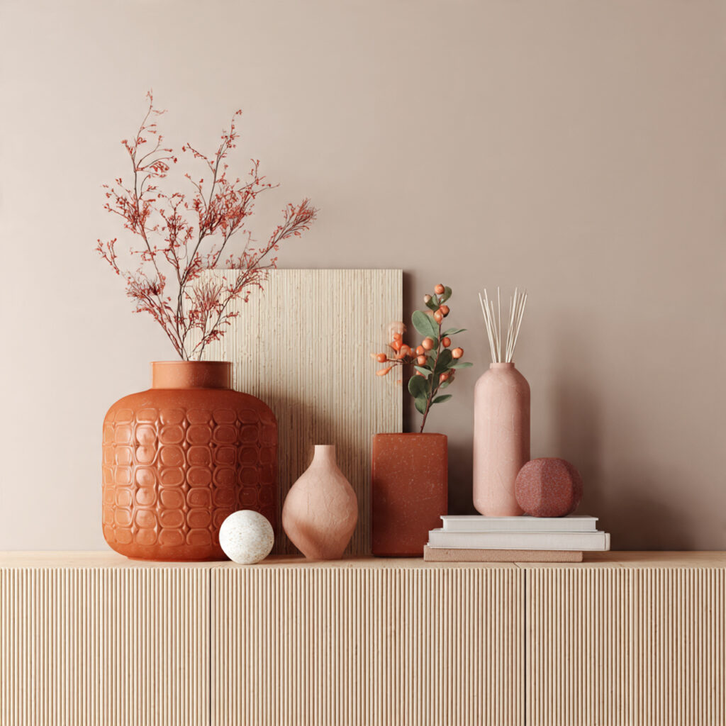 Terracotta, Blush, and Sand Warm Tone Palette