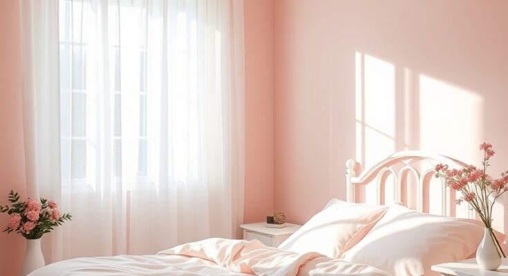 Pink Summer Bedroom