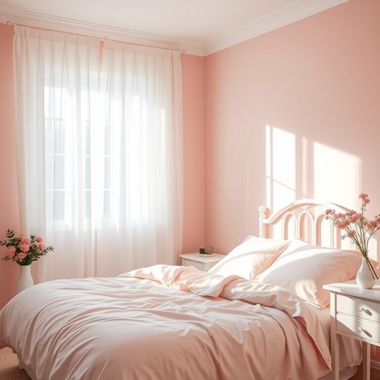 Pink Summer Bedroom